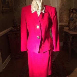 POWER SUIT - RED TWO PIECE - SIZE 8